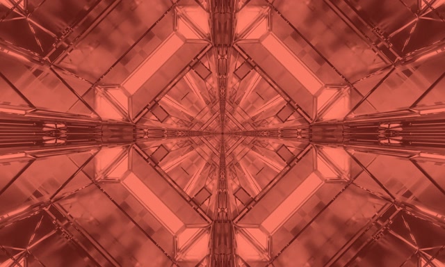 Gorria Kaleidoscope Neon Tunnel 5:3 Wide 60fps Screensaver Vj Loop