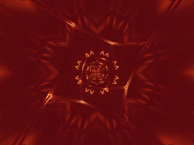Kobrea Izarra Mandala Neona Tunela Vj Loop 4:3 Klasikoa 60fps Pantaila-aurtentzailea