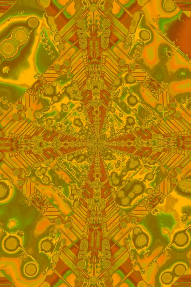 Neon Tunel Kaleidoskopio Urrea Fraktala VJ Loop 2:3 Photo Portrait 60fps Pantaila-Babesleak