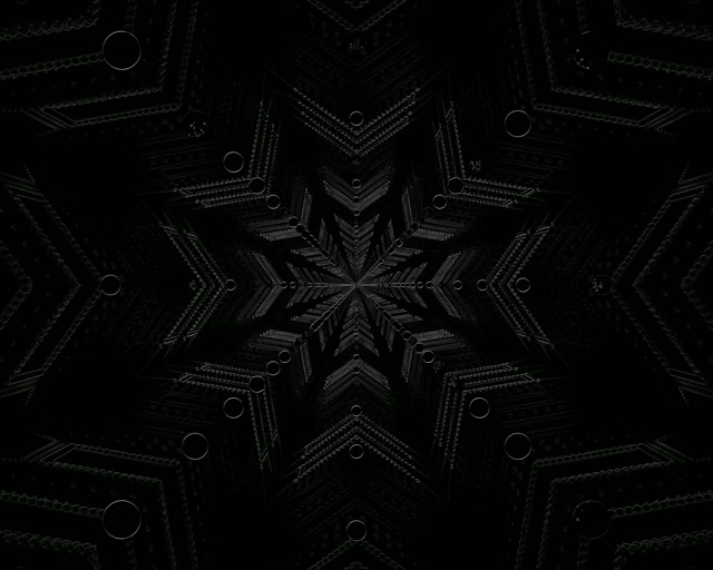 Neon Tunnel Dark Star Kaleidoscope 5:4 industrial 60fps Screensaver Vj Loop