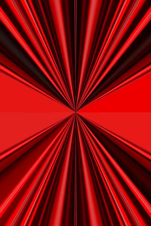 Red Neon Tunnel Star Burst VJ Loop 2:3 Photo Portrait 60fps Screensaver