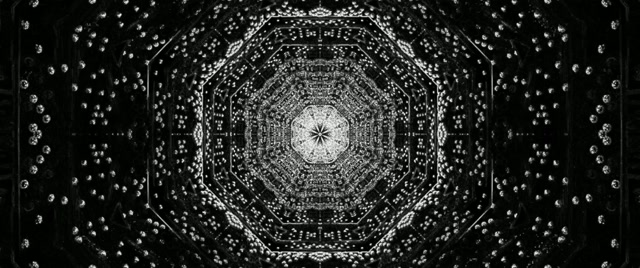 Neon Tunnel Octagon Fractal VJ Loop 2.39:1 Cinemascope 60fps Screensaver