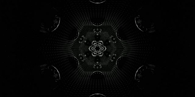 Neon Tunnel Hexagon Kaleidoscope Vj Loop 2:1 Univisium 60fps Screensaver