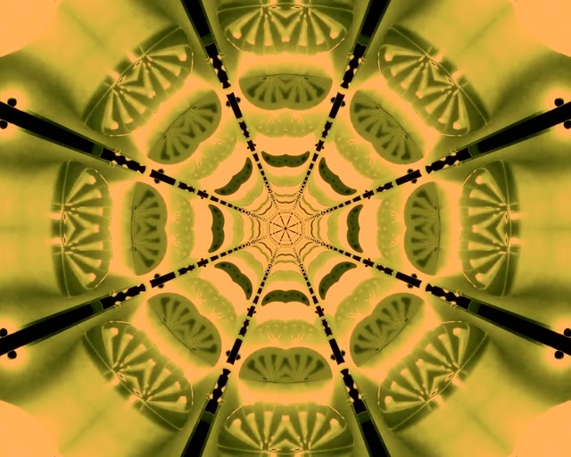 Neon Tunnel Kaleidoscope Web 5:4 Industrial 60fps Screensaver Vj Loop