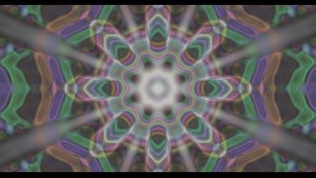 Neon Tunnel 60fps Kaleidoscope with Symmetrical Prismatic Geometric Patterns