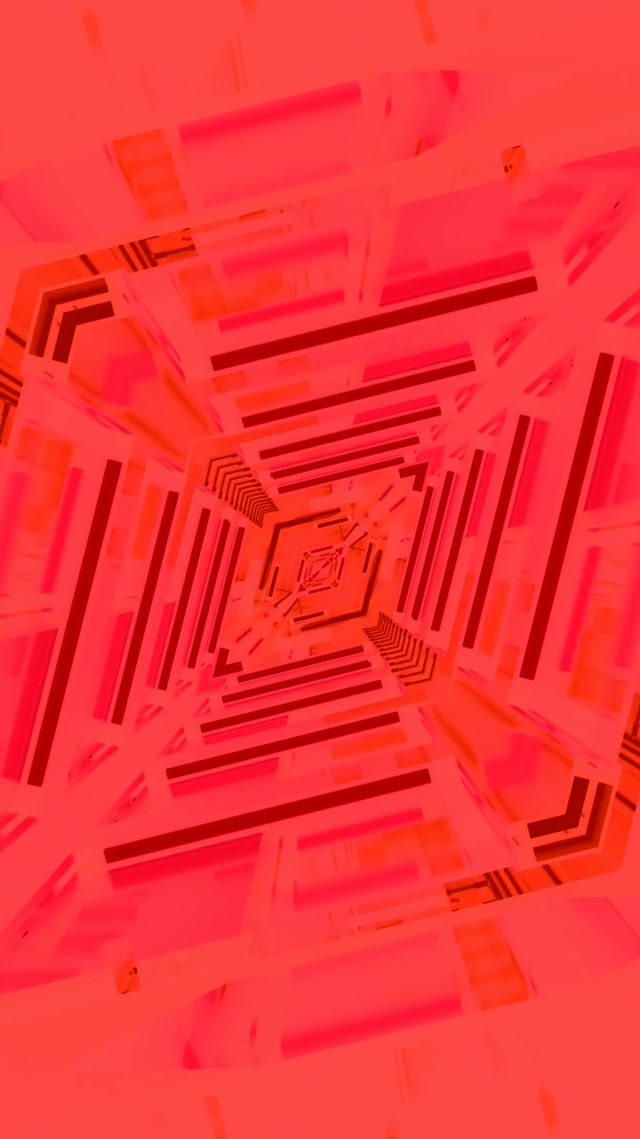 تونل نئون گردباد حلزونی قرمز VJ Loop 9:16 Reels 60fps Screensaver
