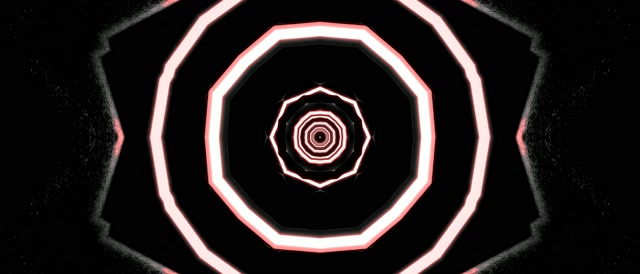 تونل نئون هشت‌ضلعی گردباد VJ Loop 21:9 فوق عریض 60fps محافظ صفحه