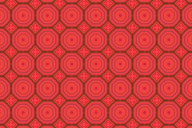 تونل نئون قرمز Octagon Screensaver 3:2 Surface 60fps VJ Loop