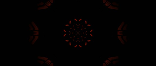 Vj Loop دانه برف قرمز تونل نئون 21:9 فوق‌پهن 60fps محافظ صفحه