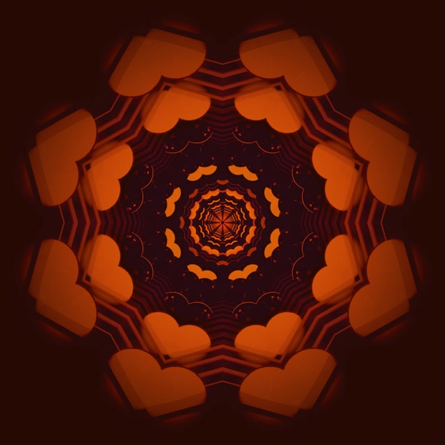 تونل نئون ماندالا گردباد VJ Loop 1:1 Square 60fps محافظ صفحه