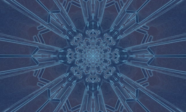 Kaleidoscope Neon Tunnel VJ Loop 5:3 Wide 60fps Screensaver