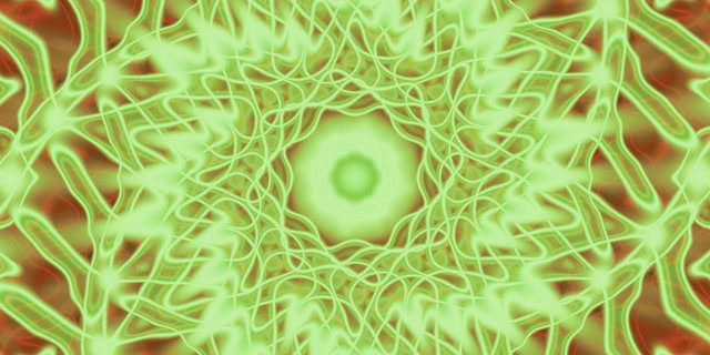 Neon Tunnel Pulsating Organic Vortex | 2:1 Univisium 60fps VJ Loop Screensaver