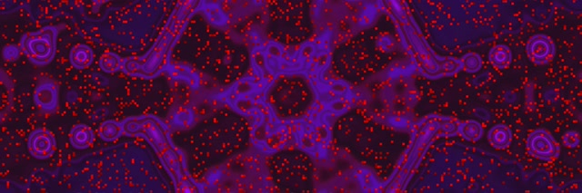 Neon Tunnel Purple Red Fractal Web 3:1 Triple Wide 60fps Screensaver Vj Loop
