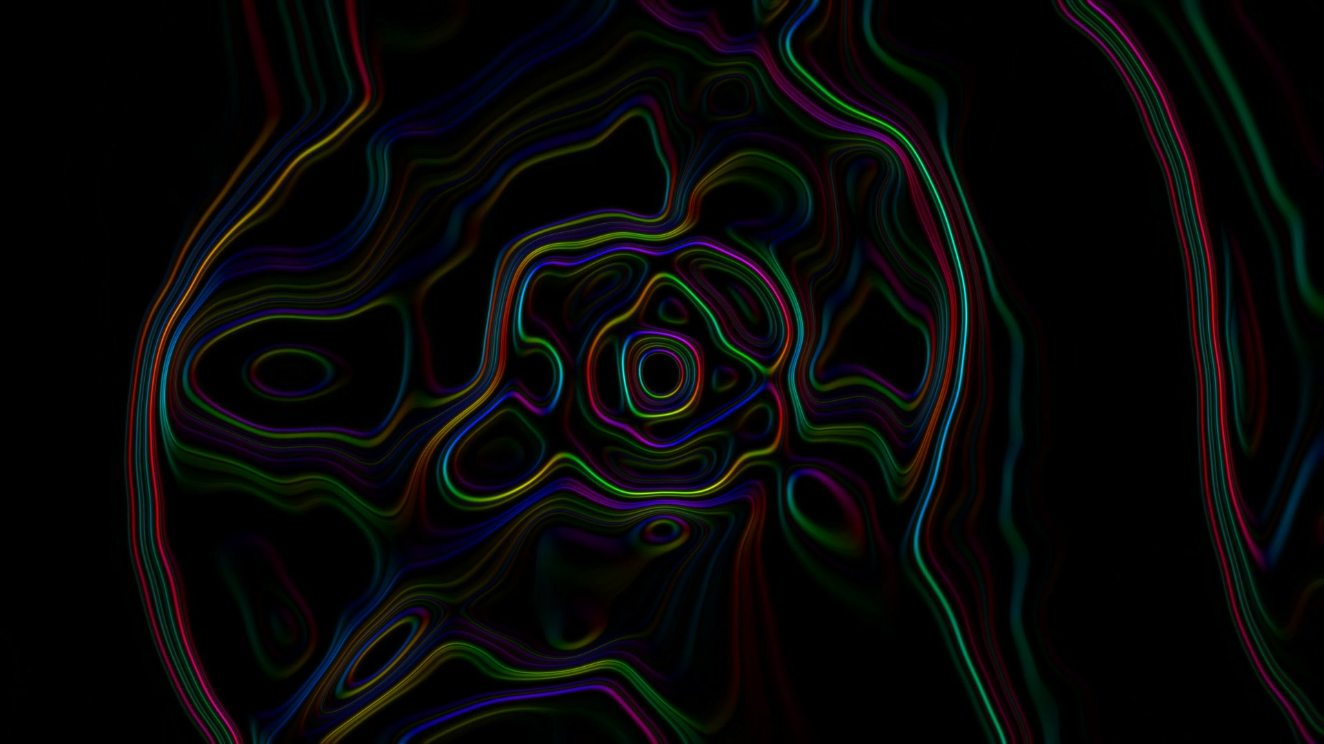 Neontunneli Näytönsäästäjä 4K UHD 60fps Värikäs Viiva VJLoops