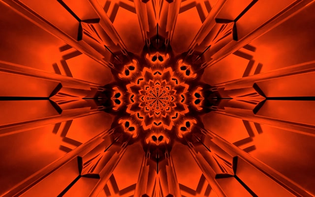 Punainen Mandala Neon Tunnel Näytönsäästäjä 60fps 16:10 MacBook VJ Loop