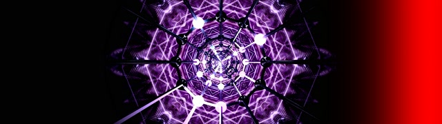 Violetti Neon Tunneli Näytönsäästäjä 32:9 Super Ultrawide 60fps VJ Loop