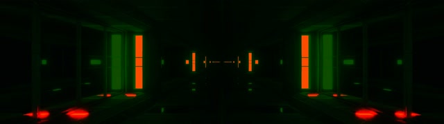 Neon Tunnel Punainen Vihreä Näytönsäästäjä 32:9 Super Ultrawide 60fps VJ Loop