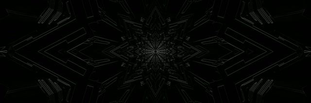 Neon Tunneli Tumma Kaleidoskooppi Tähti Räjähdys 3:1 Kolmoisleveä 60fps Näytönsäästäjä Vj Loop