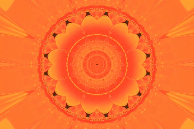 Oranssi Mandala Neon Tunnel Screensaver 3:2 Surface 60fps VJ Loop