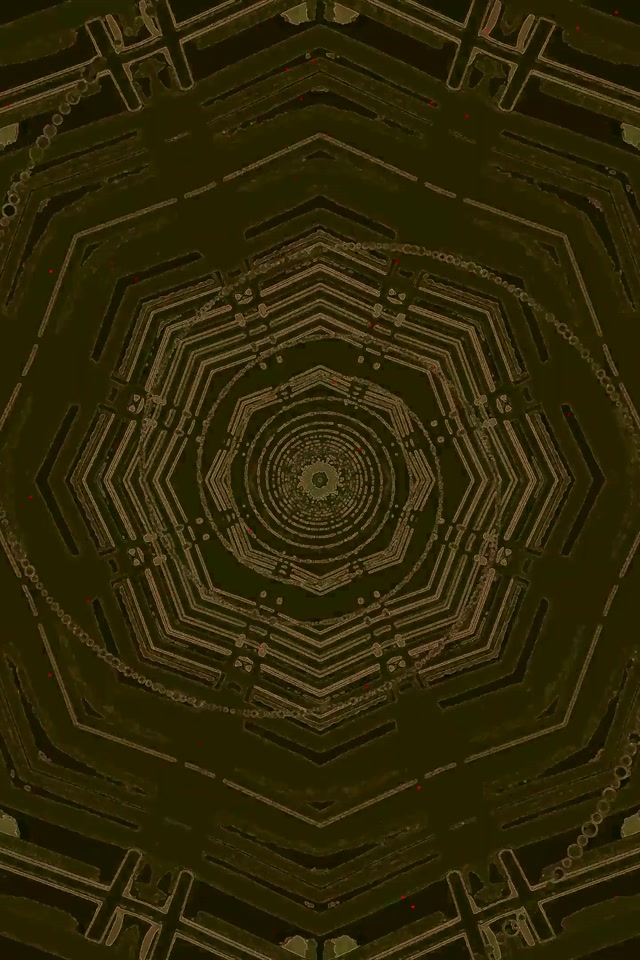 Neon Tunnel Octagon Vortex 2:3 Photo Portrait 60fps Screensaver VJ Loop