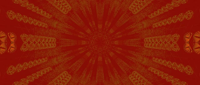 Neon Tunnel Orange Green Kaleidoscope Burst VJ Loop 21:9 Ultrawide 60fps Näytönsäästäjä