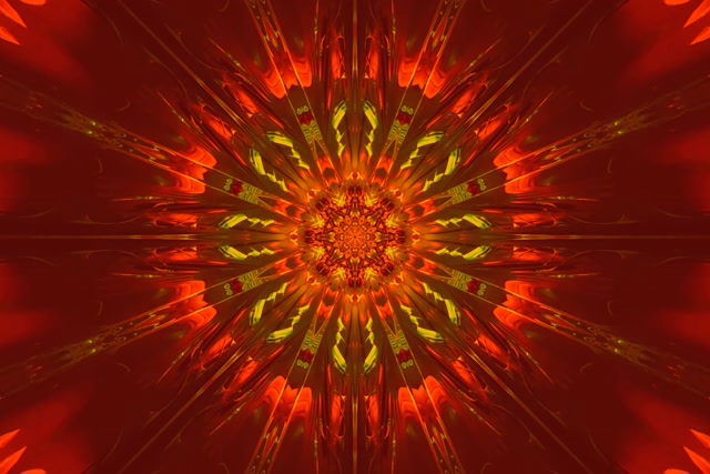 Neontunneli Fraktaali Aurinko Räjähdys VJ Loop 3:2 Surface 60fps Näytönsäästäjä