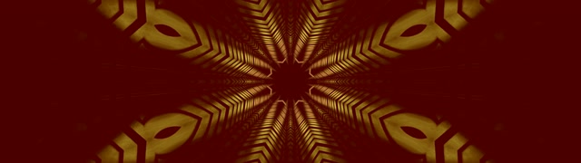 Neontunneli Kulta Kaleidoskooppi Tähti 32:9 Ultraleveä 60fps Näytönsäästäjä VJLoops