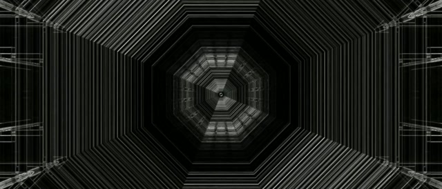 Neon Tunnel Octagonal Vortex 21:9 Ultrawide 60fps VJ Loop Screensaver