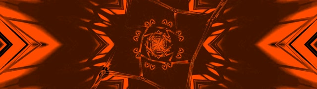 Red Star Kaleidoscope Neon Tunnel Vj Loop 32:9 Super Ultrawide 60fps Screensaver