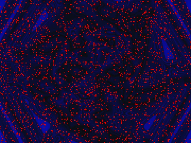 Neon Tunnel Red Pixel Storm Vj Loop 4:3 Classic 60fps Screensaver