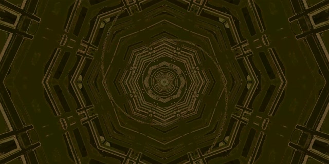 Neon Tunnel Octagon Vortex Vj Loop 2:1 Univisium 60fps Screensaver