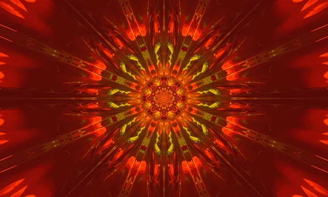 VJLoops Tunnel Néon Explosion Mandala Ardent 5:3 wide 60fps Économiseur d'écran