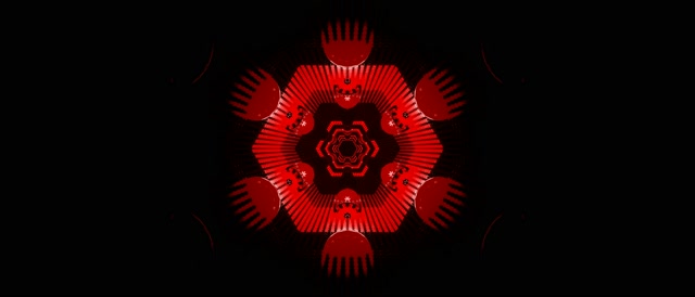 Neon Tunnel Fractal Mandala Vj Loop 21:9 Ultrawide 60fps Screensaver