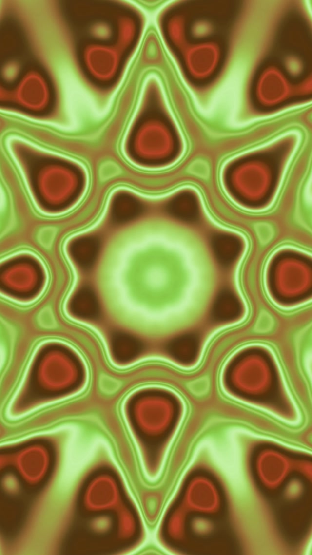 Pulsating Neon Tunnel VJ Loop 9:16 Reels 60fps Screensaver Kaleidoscope