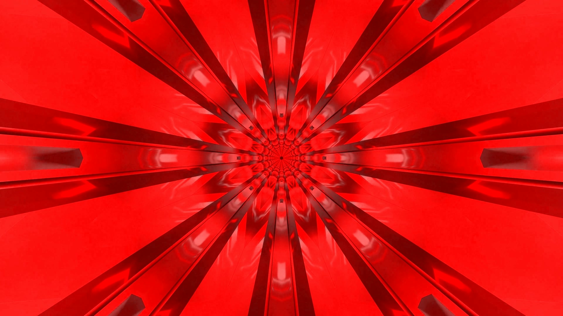 Tunnel Néon Rouge Économiseur d'Écran 4K UHD 60fps VJ Loop