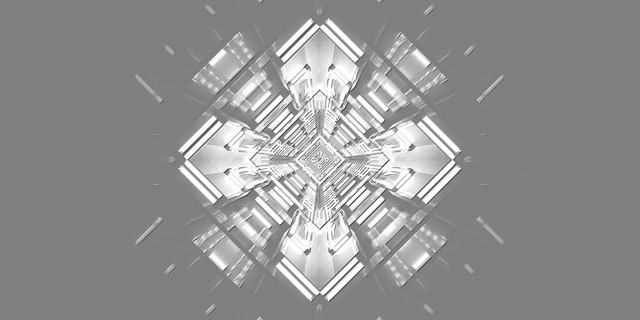 Tunnel Néon Grille Diamant VJLoops 2:1 Univisium 60fps Économiseur d'Écran