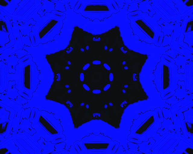 Tunnel Néon Bleu Noir Économiseur d'Écran 5:4 industriel 60fps VJLoops