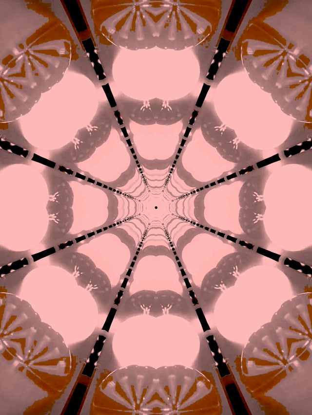 Tunnel Néon Toile Araignée Cramoisi VJ Loop 60fps 3:4 iPad Portrait Économiseur d'écran