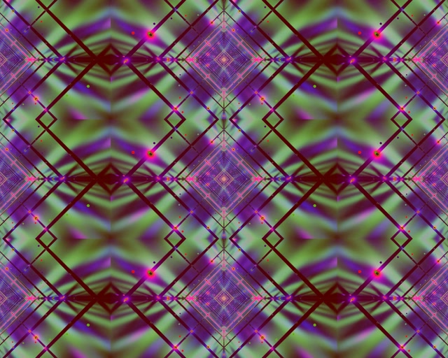 Tunnel Néon Grille Diamant Vj Loop 5:4 Industriel 60fps Économiseur d'écran