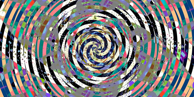 Tunnel Néon Spirale Vortex 2:1 Univisium 60fps Économiseur d'écran VJLoops