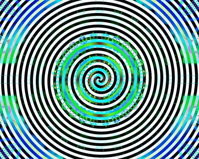 Tunnel Néon Vortex Spirale Tourbillonnante VJLoops 5:4 Industrial 60fps Économiseur d'écran