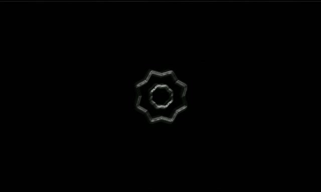 Kaléidoscope Étoile 8-Pointes Sombre Tunnel Néon Économiseur d'écran 5:3 Large 60fps VjLoops