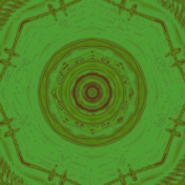 Tunnel Néon Vert Vortex Cercle Ondulant 1:1 Carré 60fps Économiseur d'écran VJ Loop