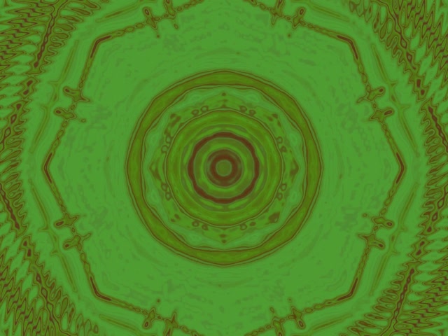 Tunnel Néon Vortex Ondulation Verte VJ Loop 4:3 Classique 60fps Économiseur d'écran