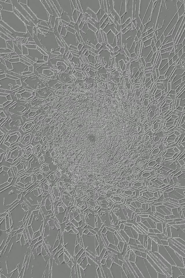 Tunnel Néon Vortex Voronoï Cristal 2:3 Photo Portrait 60fps Écran de Veille VJ Loop