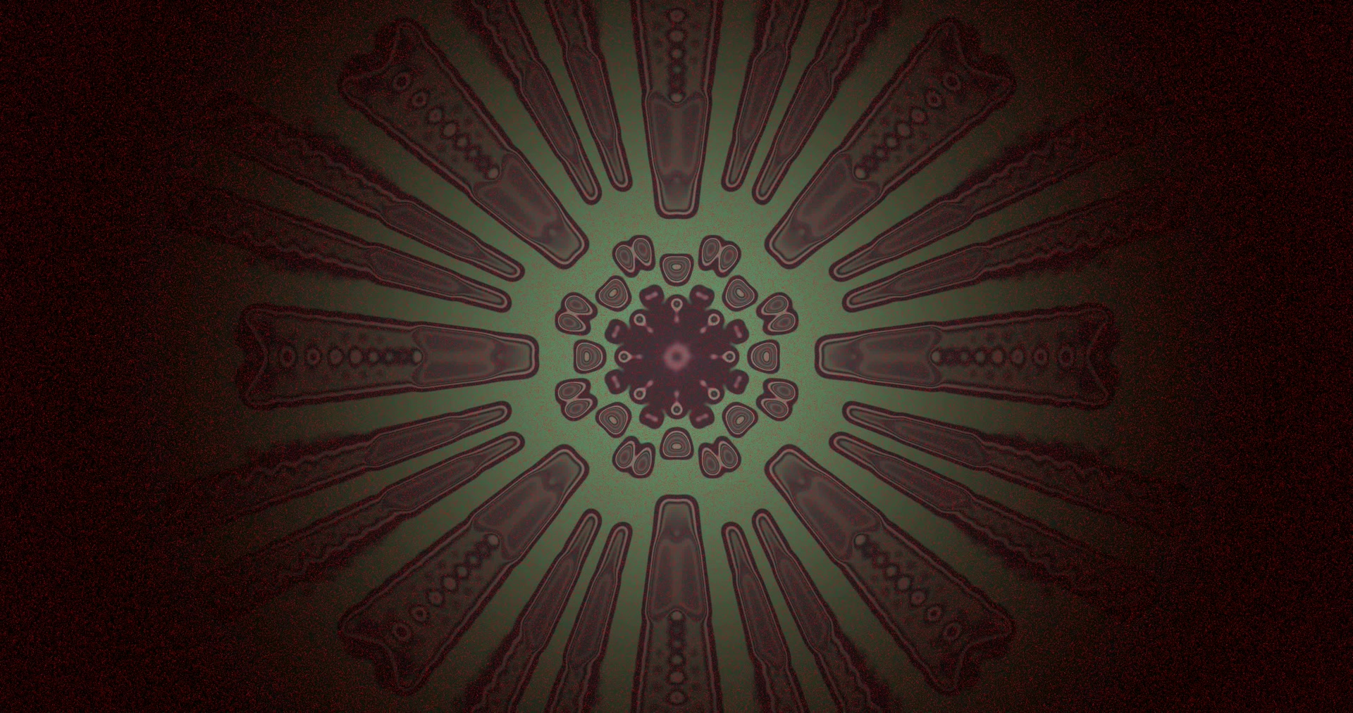 Tollan Neon Glas Dorcha Mandala 4K UHD 60fps spárálaí scáileáin Vj loop