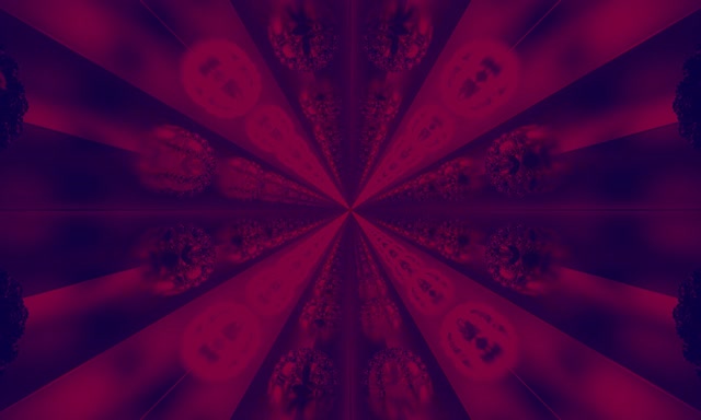 Neon Tunnel Pulsating Teardrop Vortex 5:3 Wide 60fps VJ Loop Screensaver