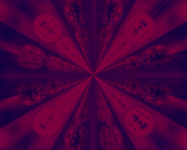 Neon Tunnel 5:4 Industrial 60fps Screensaver - Pulsating Red Teardrop Vortex VJ Loop