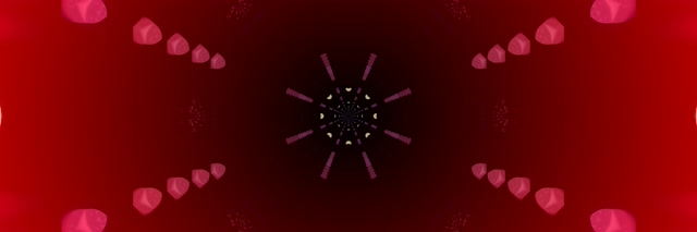 Neon Tunnel Kaleidoscope Vortex | 3:1 Triple Wide | 60fps Screensaver VJ Loop