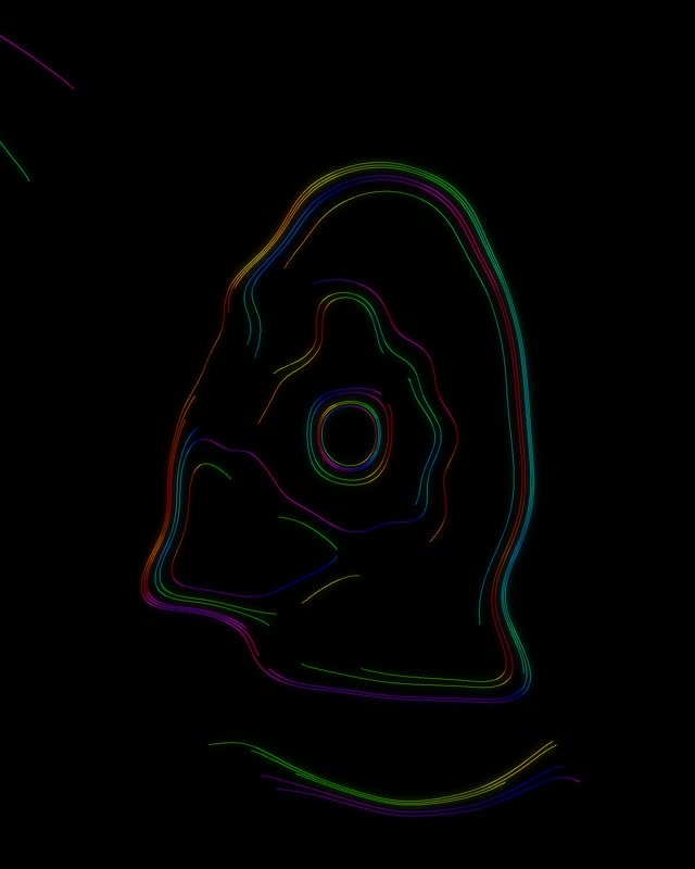 Colorful Neon Tunnel Vortex | 4:5 Instagram 60fps Screensaver VJ Loop